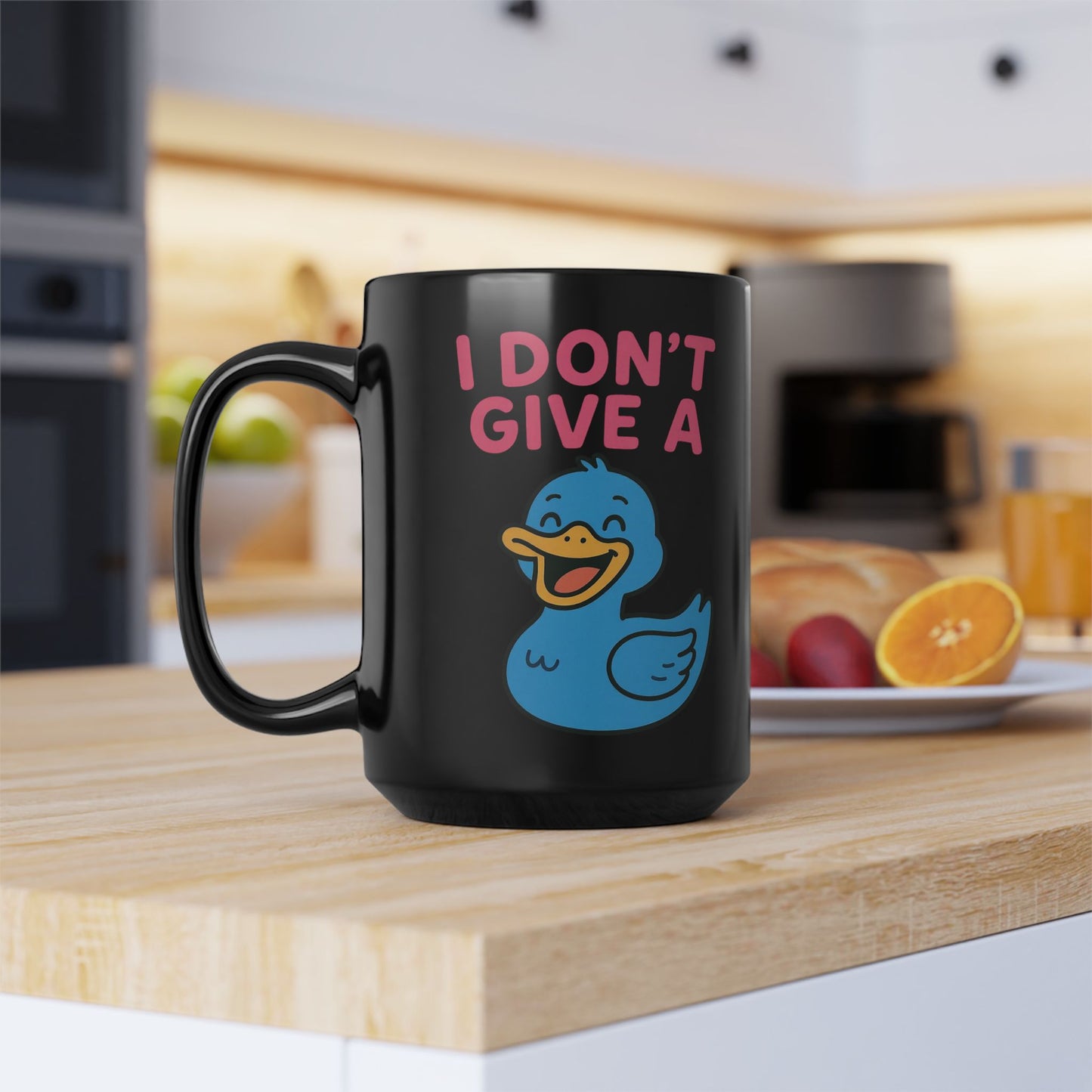 I Don't Give a Duck Mug | Fun Coffee Cup, Gift for Friends, Coffee Lover, Cute Office Mug, Humor Tea Cup