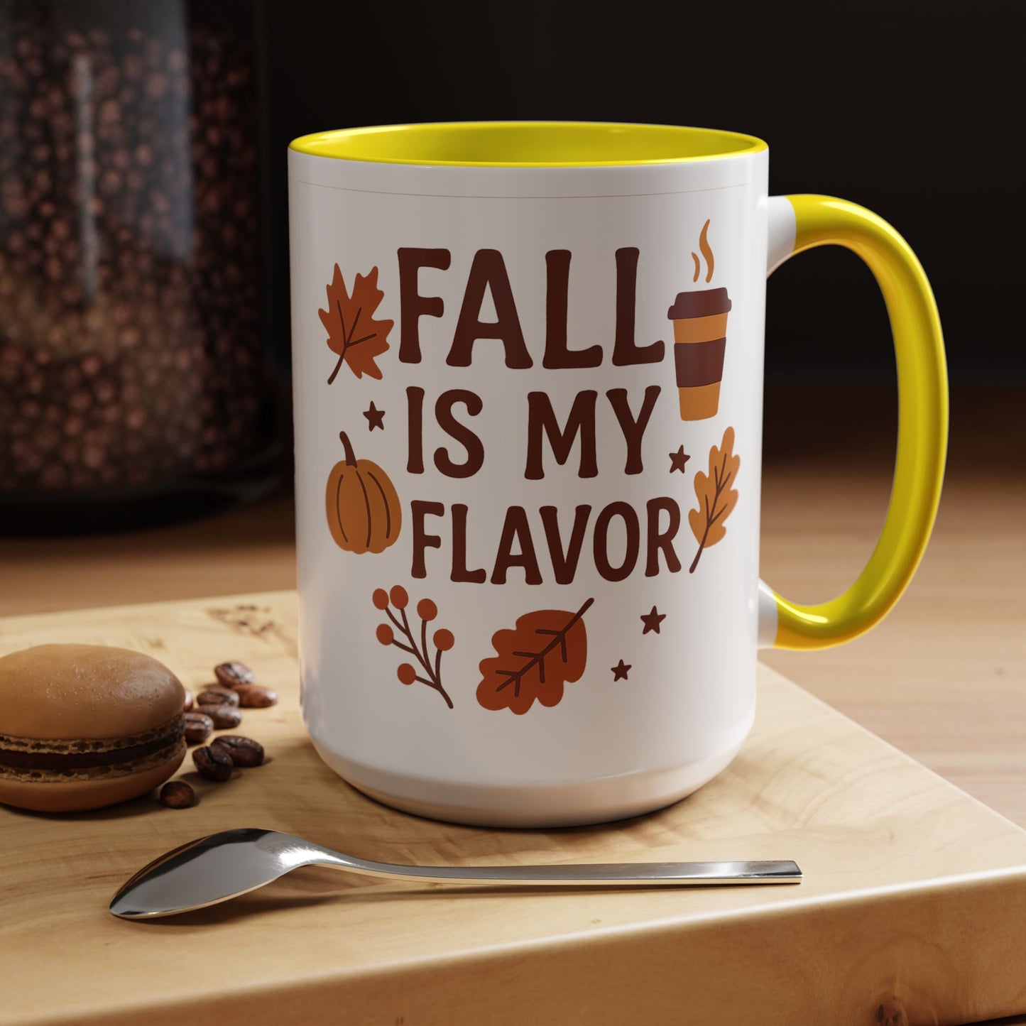 Fall Is My Flavor-Themed Coffee Mug, Cozy Autumn Vibes, Perfect Gift for Fall Lovers, Seasonal Mug