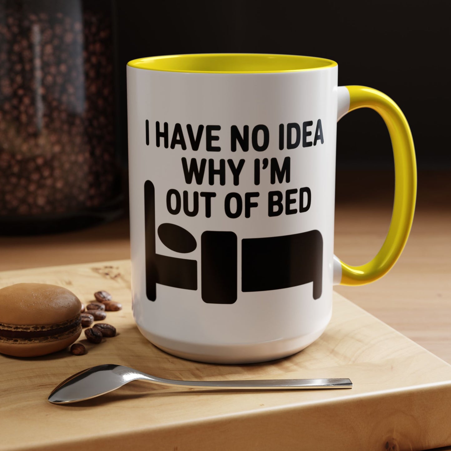 Funny Coffee Mug for Sleepyheads - Perfect Gift for Coffee Lovers, Humor Mug, Bedtime Coffee Cup