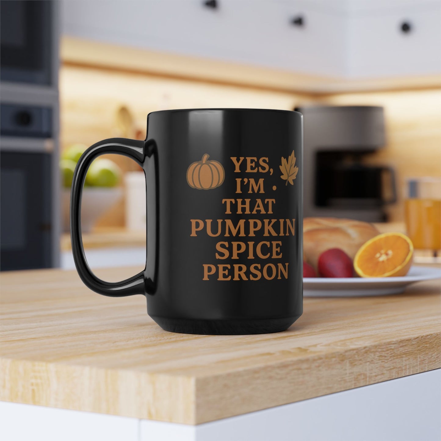 Yes, I’m that pumpkin spice person - Cozy Fall Coffee Cup for Pumpkin Lovers, Halloween Decor, Autumn Vibes