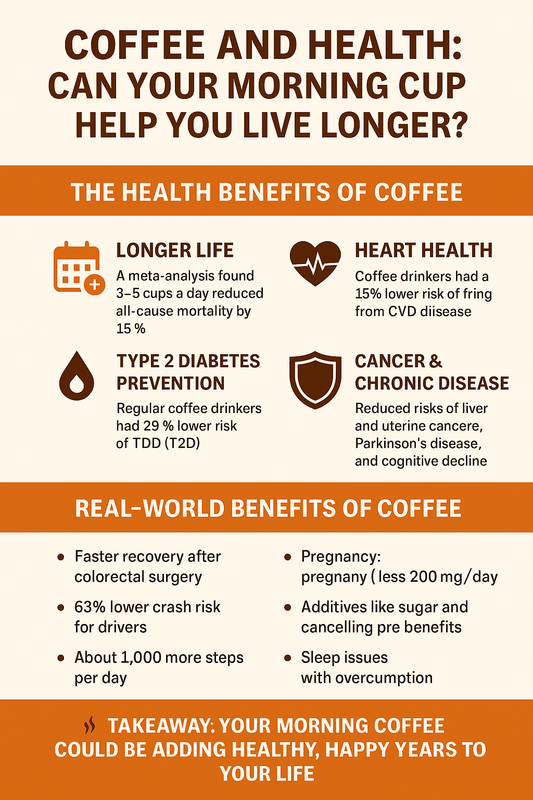 Coffee and Health: Can Your Morning Cup Help You Live Longer?