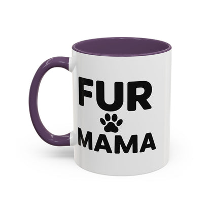 Fur Mama Coffee Mug - Perfect Gift for Dog Lovers, Pet Parents, Animal Enthusiasts, Mother's Day, Birthdays, Coffee Lovers