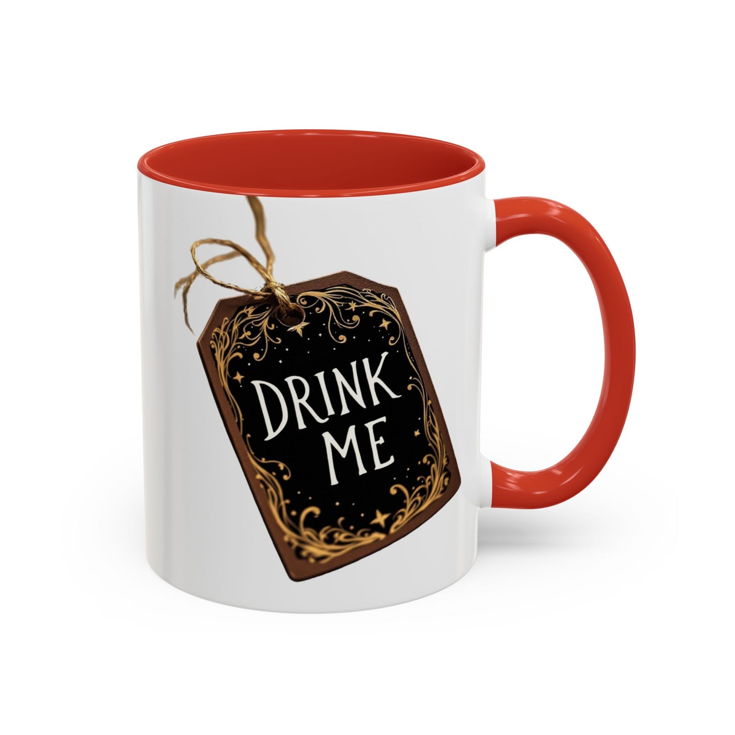Whimsical Drink Me Coffee Mug - Enchanting Accent Cup for Tea Lovers