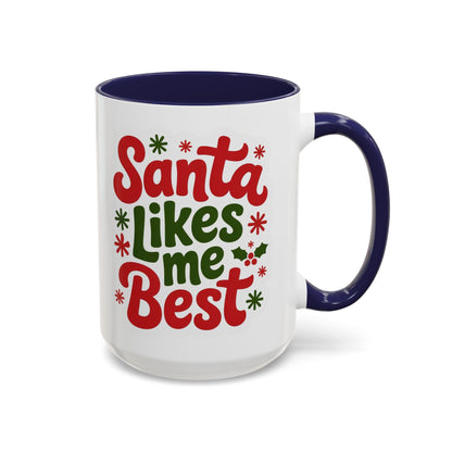 Holiday Santa Coffee Mug, Christmas Mug, Festive Drinkware, Gift for Santa Lovers, Coffee Lover's Cup