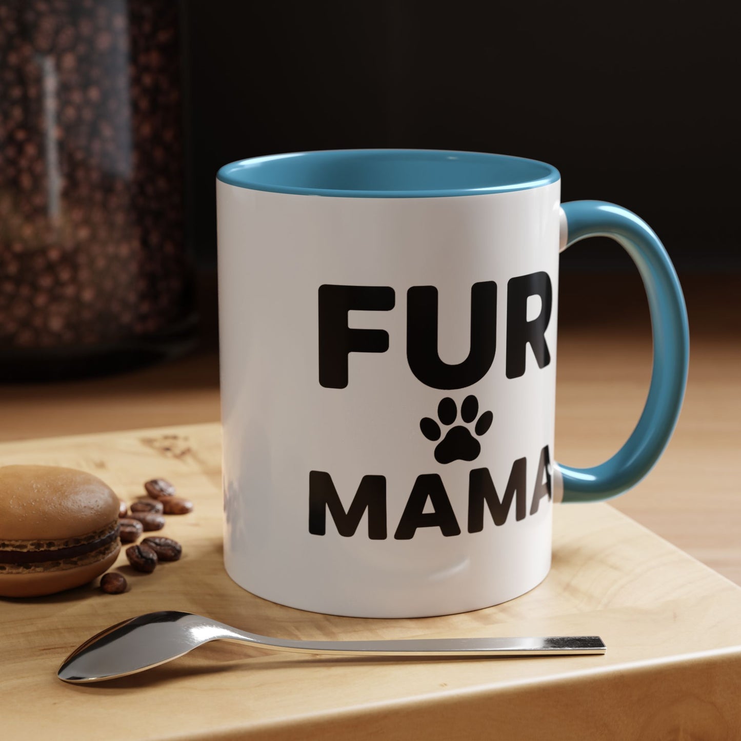 Fur Mama Coffee Mug - Perfect Gift for Dog Lovers, Pet Parents, Animal Enthusiasts, Mother's Day, Birthdays, Coffee Lovers