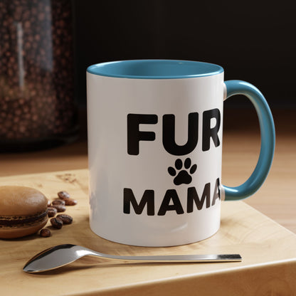 Fur Mama Coffee Mug - Perfect Gift for Dog Lovers, Pet Parents, Animal Enthusiasts, Mother's Day, Birthdays, Coffee Lovers