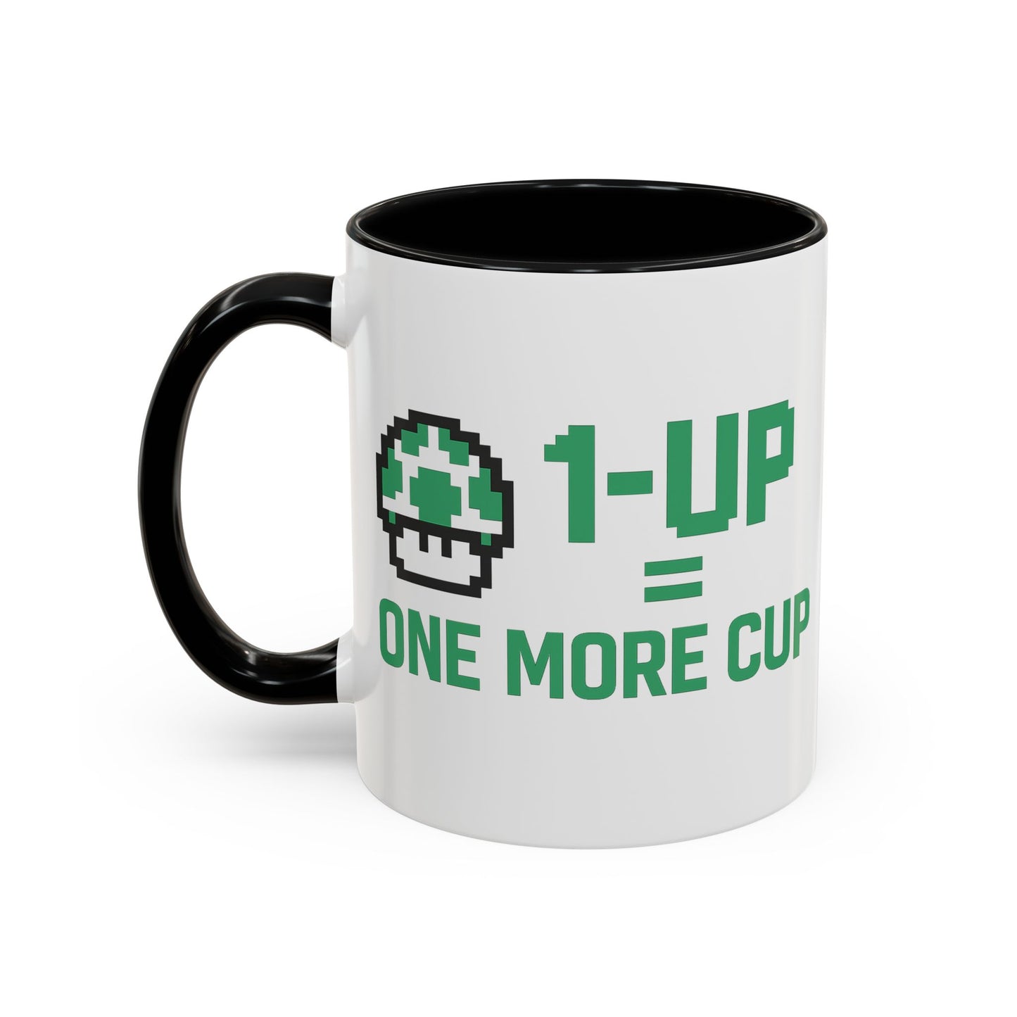 Retro Gaming Coffee Mug, 1-Up Mushroom Cup, Perfect Gift for Gamers, Funny Office Mug, Video Game Lover, Unique Birthday Present
