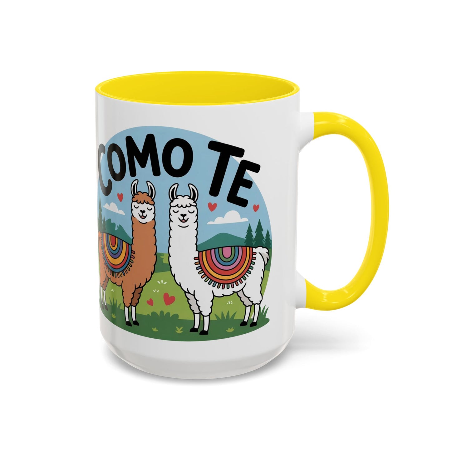 Como Te Llama Love Coffee Mug, Fun Animal Mug