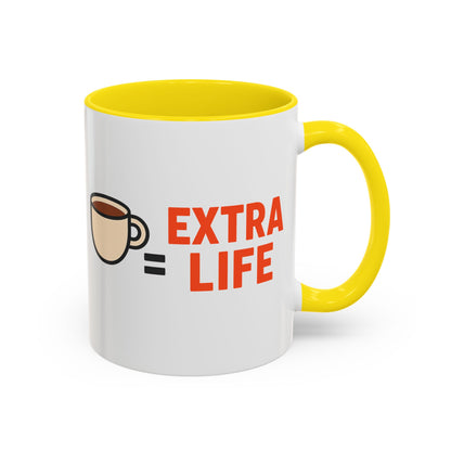 Coffee Extra Life Design, Unique Kitchen Decor, Birthday or Holiday Gift