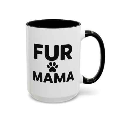 Fur Mama Coffee Mug - Perfect Gift for Dog Lovers, Pet Parents, Animal Enthusiasts, Mother's Day, Birthdays, Coffee Lovers