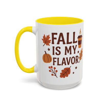 Fall Is My Flavor-Themed Coffee Mug, Cozy Autumn Vibes, Perfect Gift for Fall Lovers, Seasonal Mug