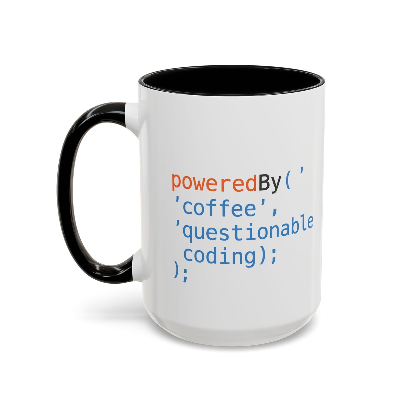 Coffee-Themed Accent Mug with Programmer Humor, Gift for Coders, Computer Enthusiasts, Office Use, Birthday, Tech Celebration
