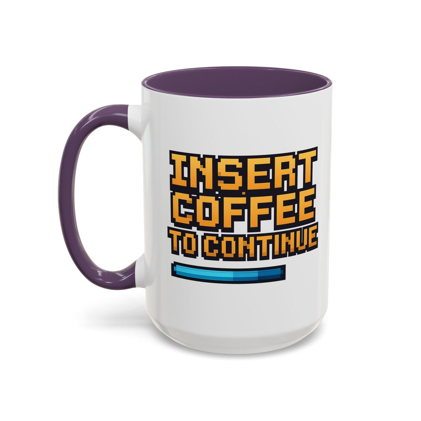 Insert Coffee to Continue, Gift for Tech Lovers, Office Desk Decor, Video Game Mug