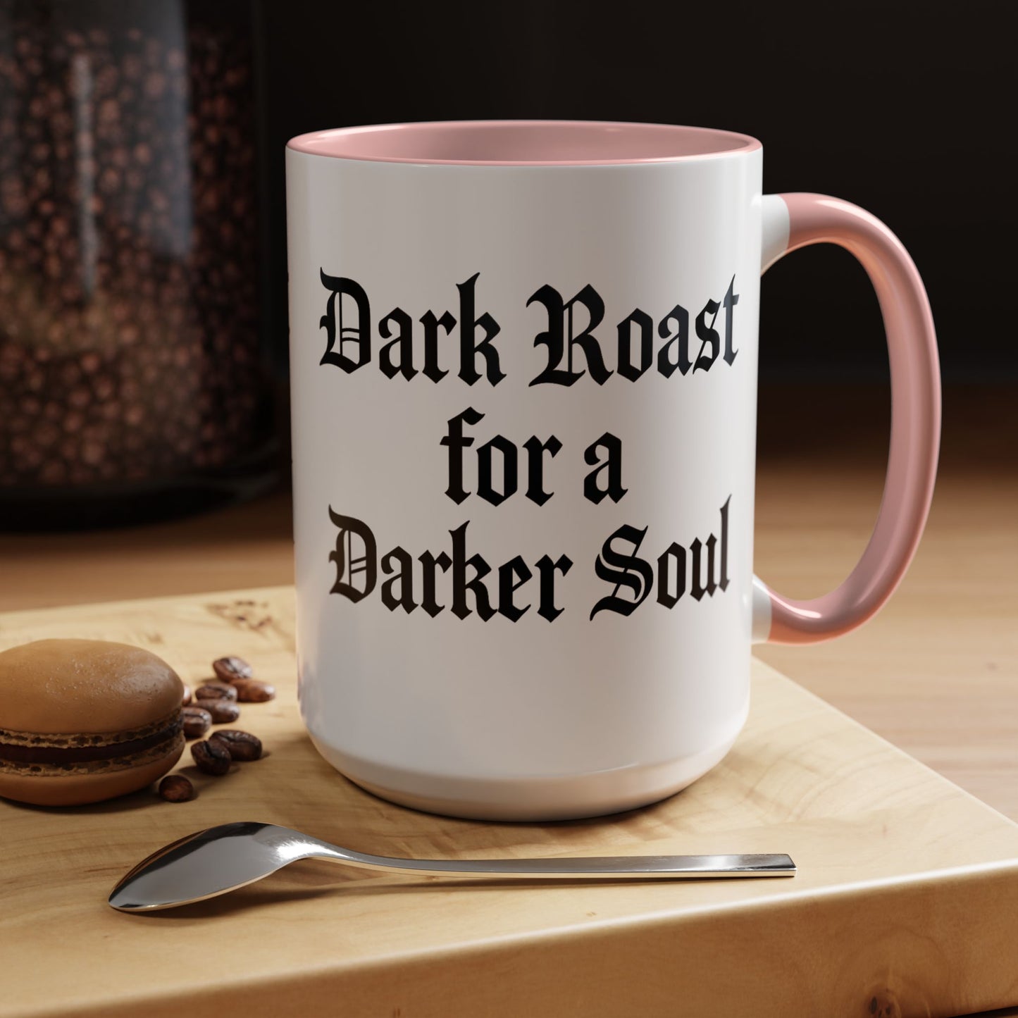 Dark Roast for a Darker Soul, Unique Gift for Coffee Lovers, Halloween Decor, Espresso Mug, Birthday Gift, [...]