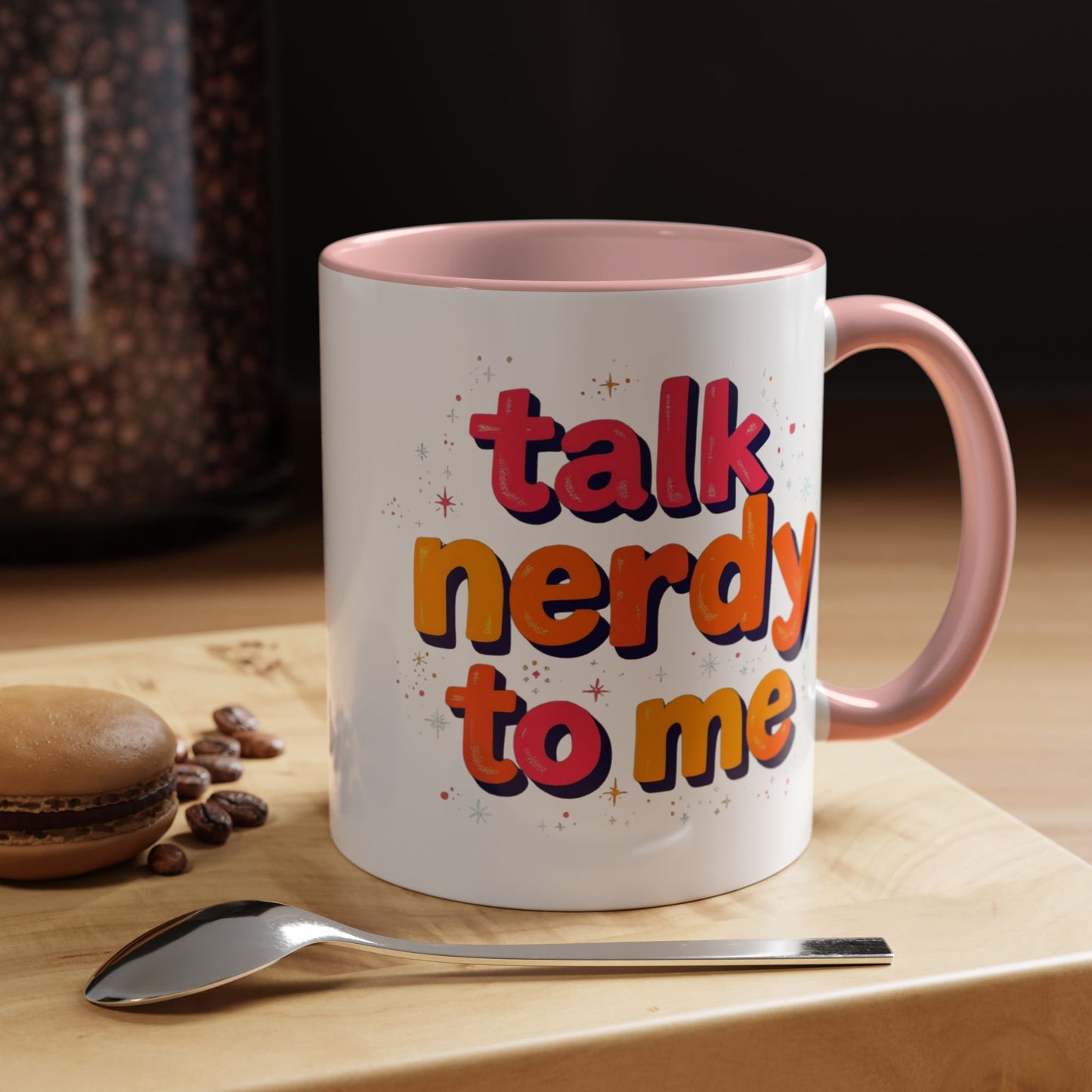 Talk Nerdy Quote Coffee Mug - Geek Gift, Fun Cup, Coffee Lover