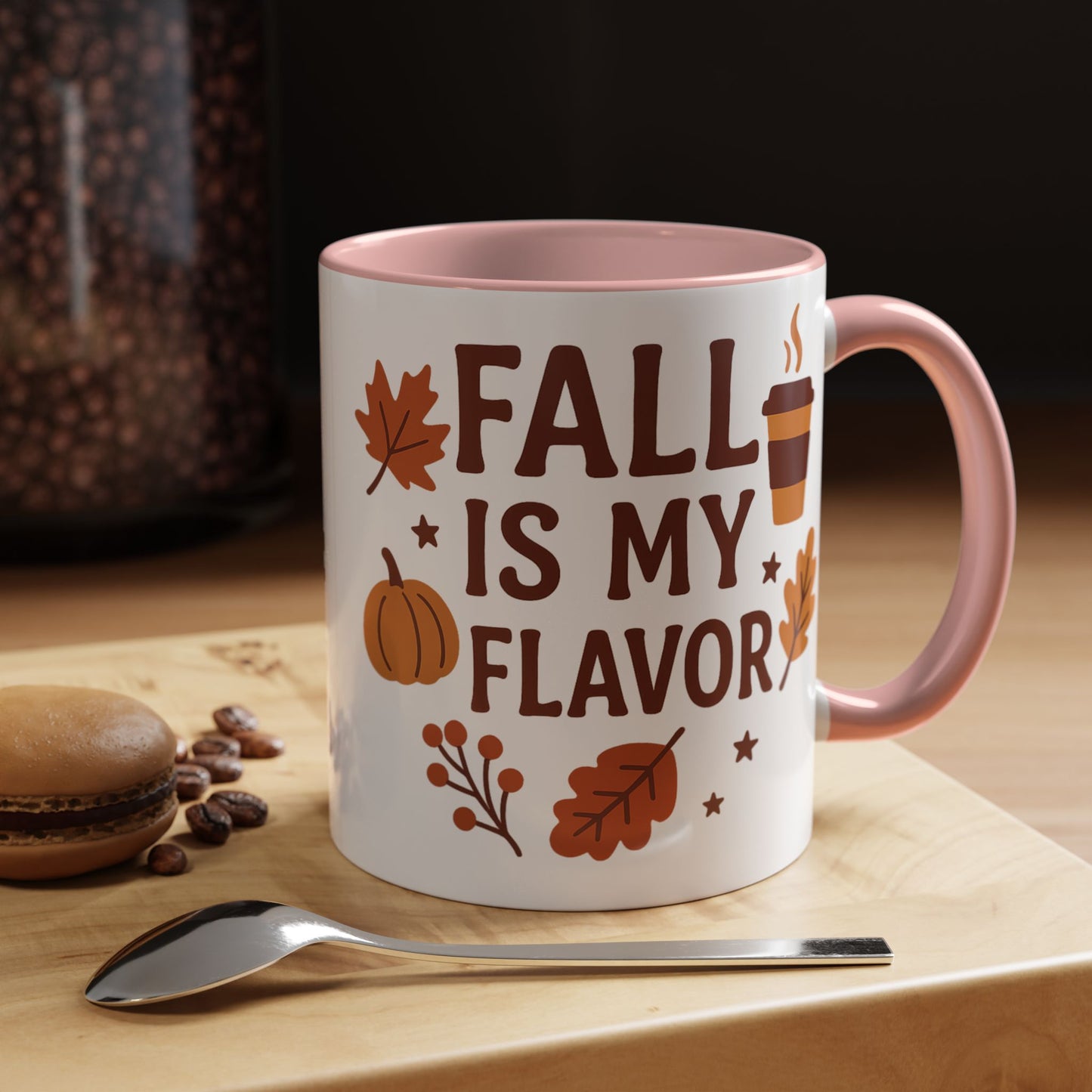 Fall Is My Flavor-Themed Coffee Mug, Cozy Autumn Vibes, Perfect Gift for Fall Lovers, Seasonal Mug