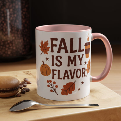 Fall Is My Flavor-Themed Coffee Mug, Cozy Autumn Vibes, Perfect Gift for Fall Lovers, Seasonal Mug
