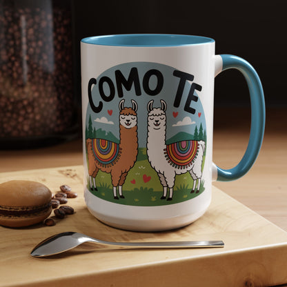 Como Te Llama Love Coffee Mug, Fun Animal Mug
