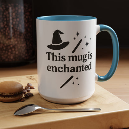 Enchanted Witch Coffee Mug, Magical Mug Gift, Halloween Decor, Witchcraft Mug, Coffee Lover Gift, Enchanted Design