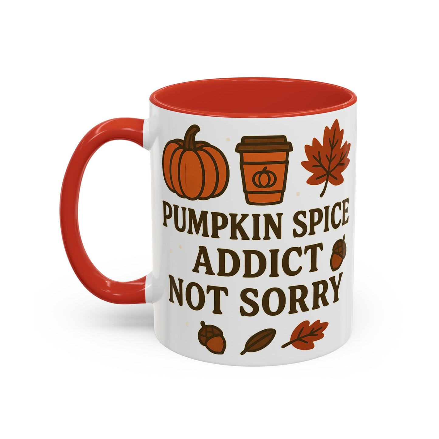 Pumpkin Spice Addict Coffee Mug, Cozy Fall Gift for Coffee Lovers, Autumn Decor, Cute Mug for Thanksgiving