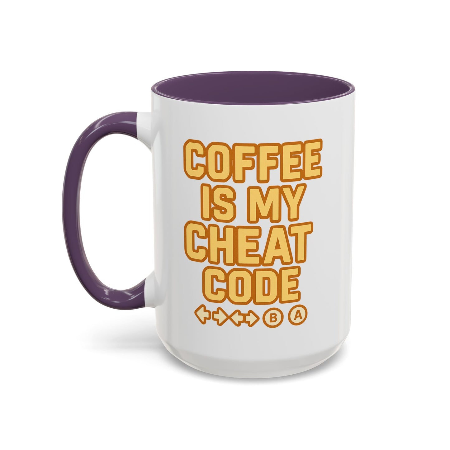 Coffee is My Cheat Code, Game Themed Gift, Funny Mug for Gamers, Gaming Accessory, Birthday Gift for Him