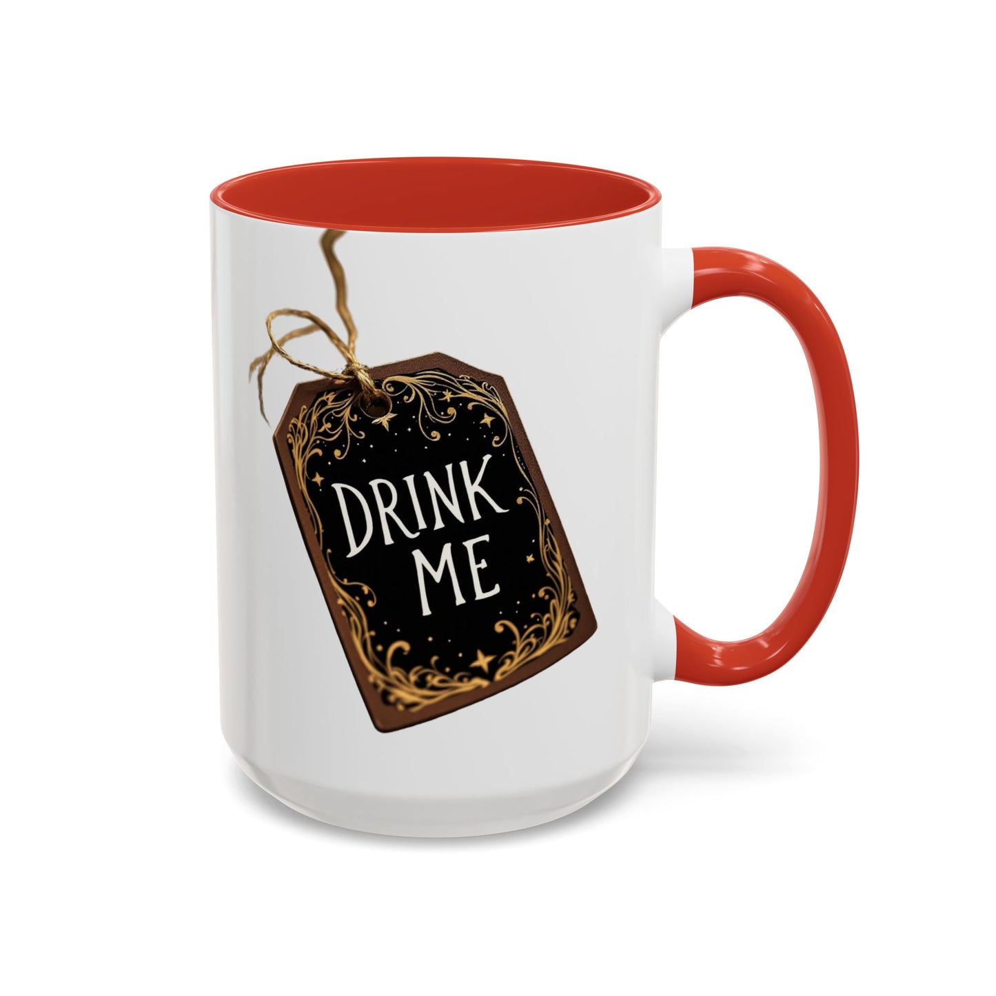 Whimsical Drink Me Coffee Mug - Enchanting Accent Cup for Tea Lovers