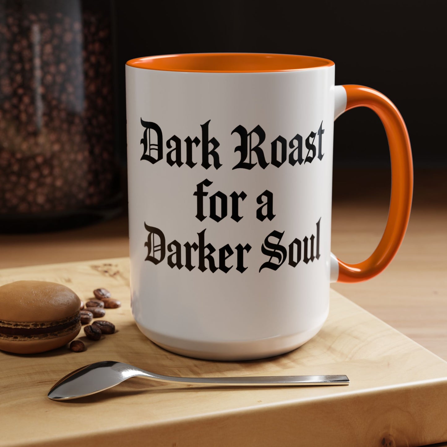 Dark Roast for a Darker Soul, Unique Gift for Coffee Lovers, Halloween Decor, Espresso Mug, Birthday Gift, [...]