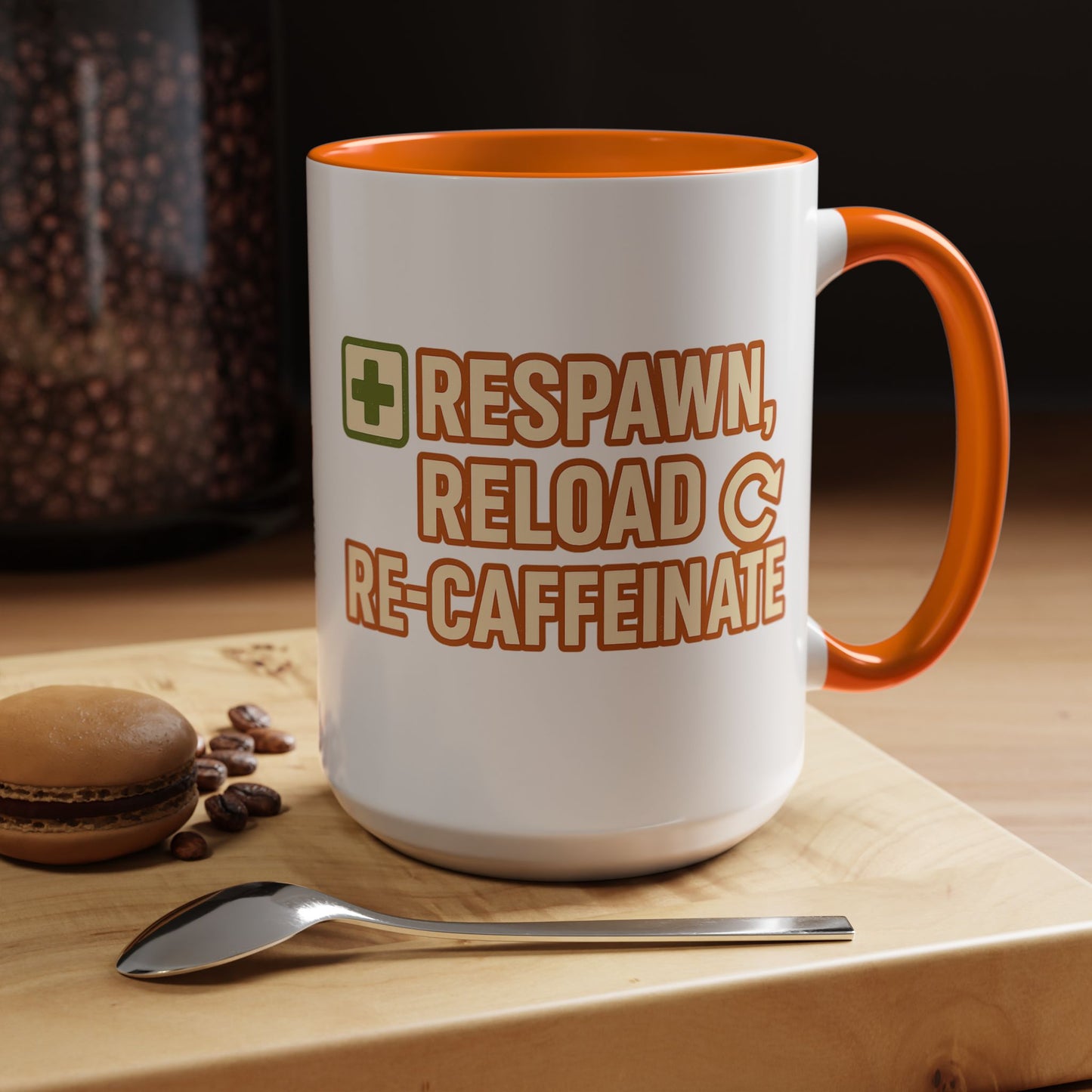Respawn, Reload, Re-Caffeinate, Perfect Gift for Gamers, Fun Office Cup, Video Game Lover Mug, Birthday Present, [...]