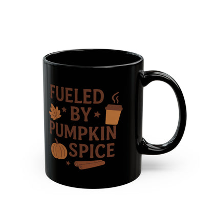 Fueled by Pumpkin Spice Coffee Lover Gift, Fall Decor, Autumn Mug, Halloween Gift, Coffee Mug