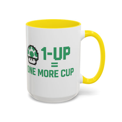 Retro Gaming Coffee Mug, 1-Up Mushroom Cup, Perfect Gift for Gamers, Funny Office Mug, Video Game Lover, Unique Birthday Present