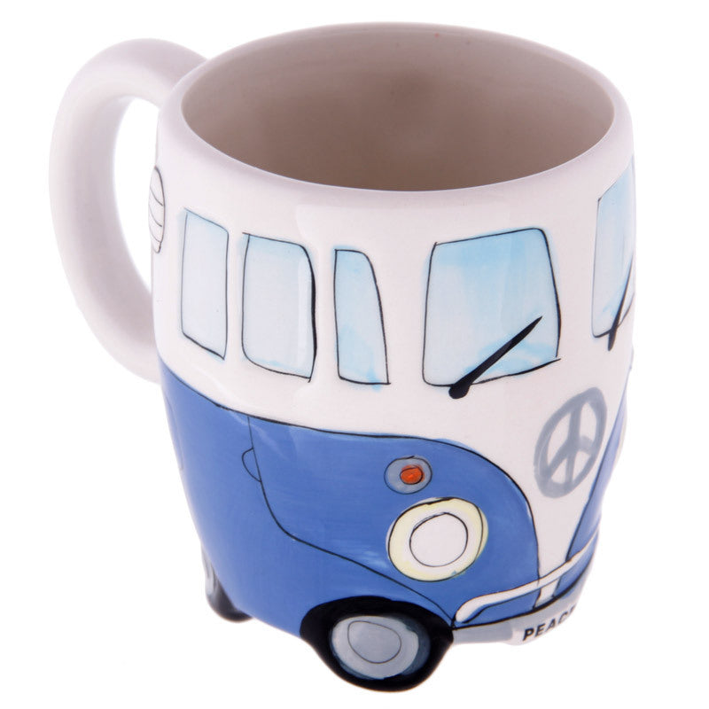 Retro Peace Bus Cartoon Ceramic mug