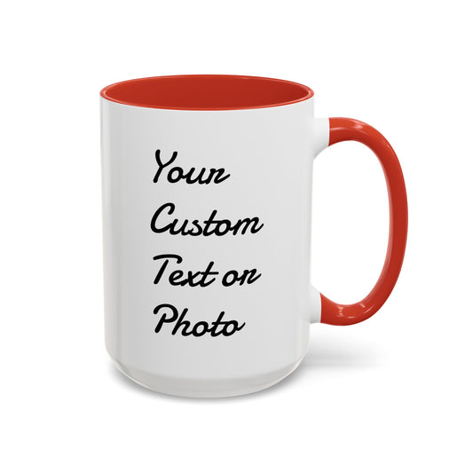 Custom Color Accent Coffee Mug (11, 15oz)