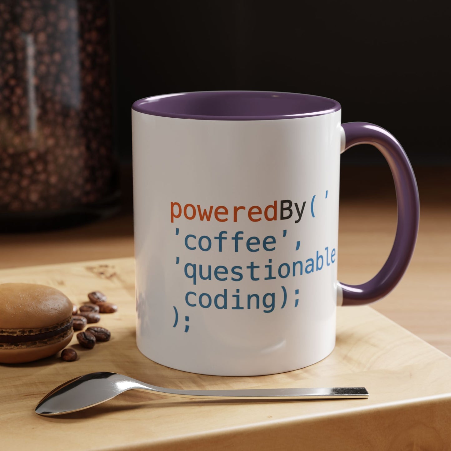 Coffee-Themed Accent Mug with Programmer Humor, Gift for Coders, Computer Enthusiasts, Office Use, Birthday, Tech Celebration