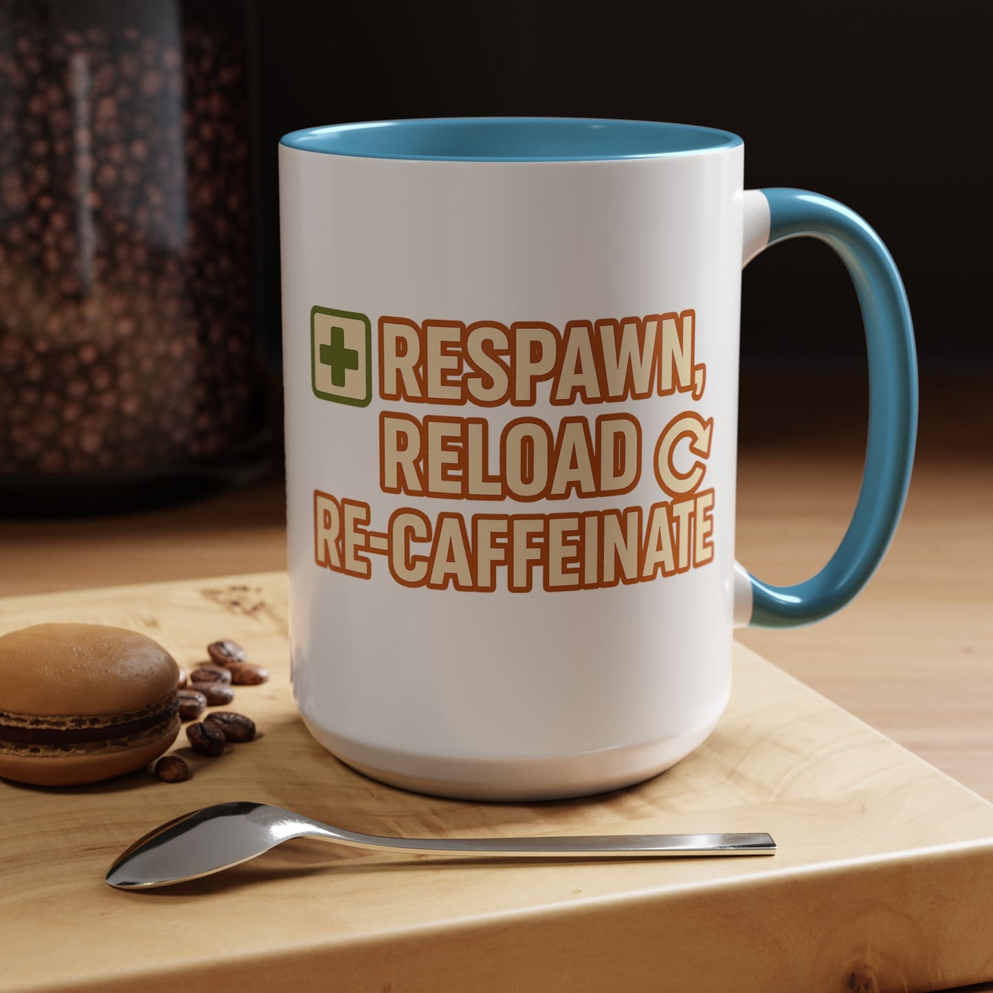 Respawn, Reload, Re-Caffeinate, Perfect Gift for Gamers, Fun Office Cup, Video Game Lover Mug, Birthday Present, [...]