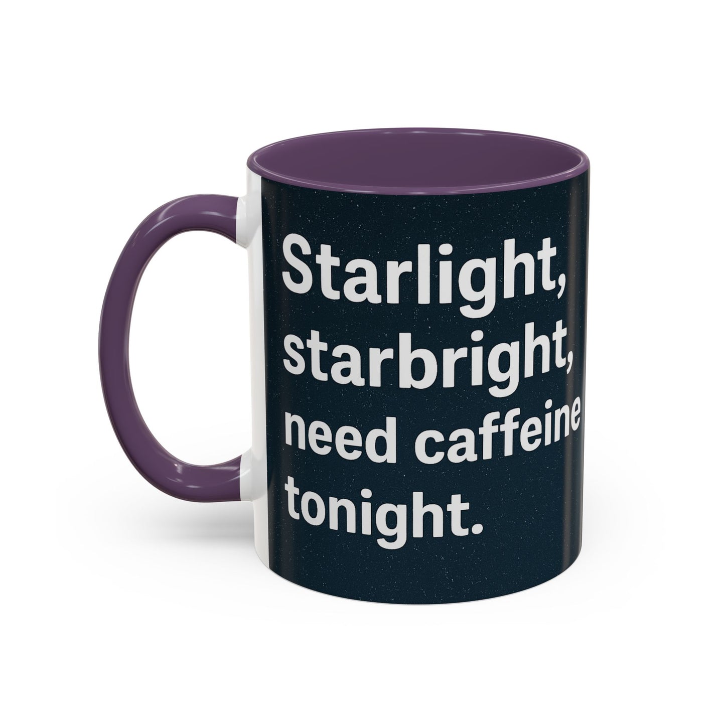 Starlight Caffeine Coffee Mug | Perfect for Coffee Lovers, Gift for Friends, Night Owl, Magical Mugs, Funny Cup