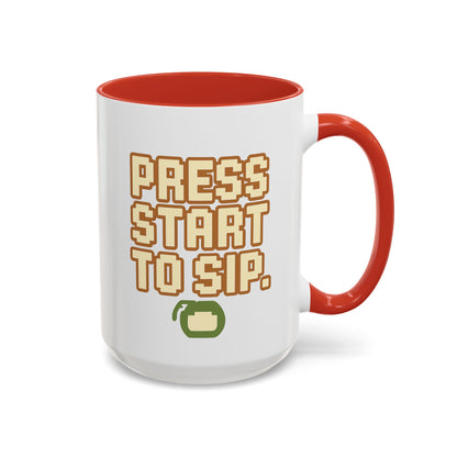 Press Start to Sip, Unique Gift for Gamers, Fun Birthday Present, Video Game Decor, Geeky Kitchenware