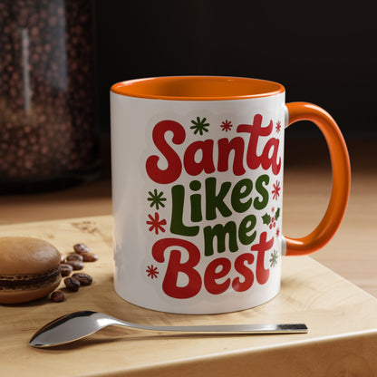 Holiday Santa Coffee Mug, Christmas Mug, Festive Drinkware, Gift for Santa Lovers, Coffee Lover's Cup