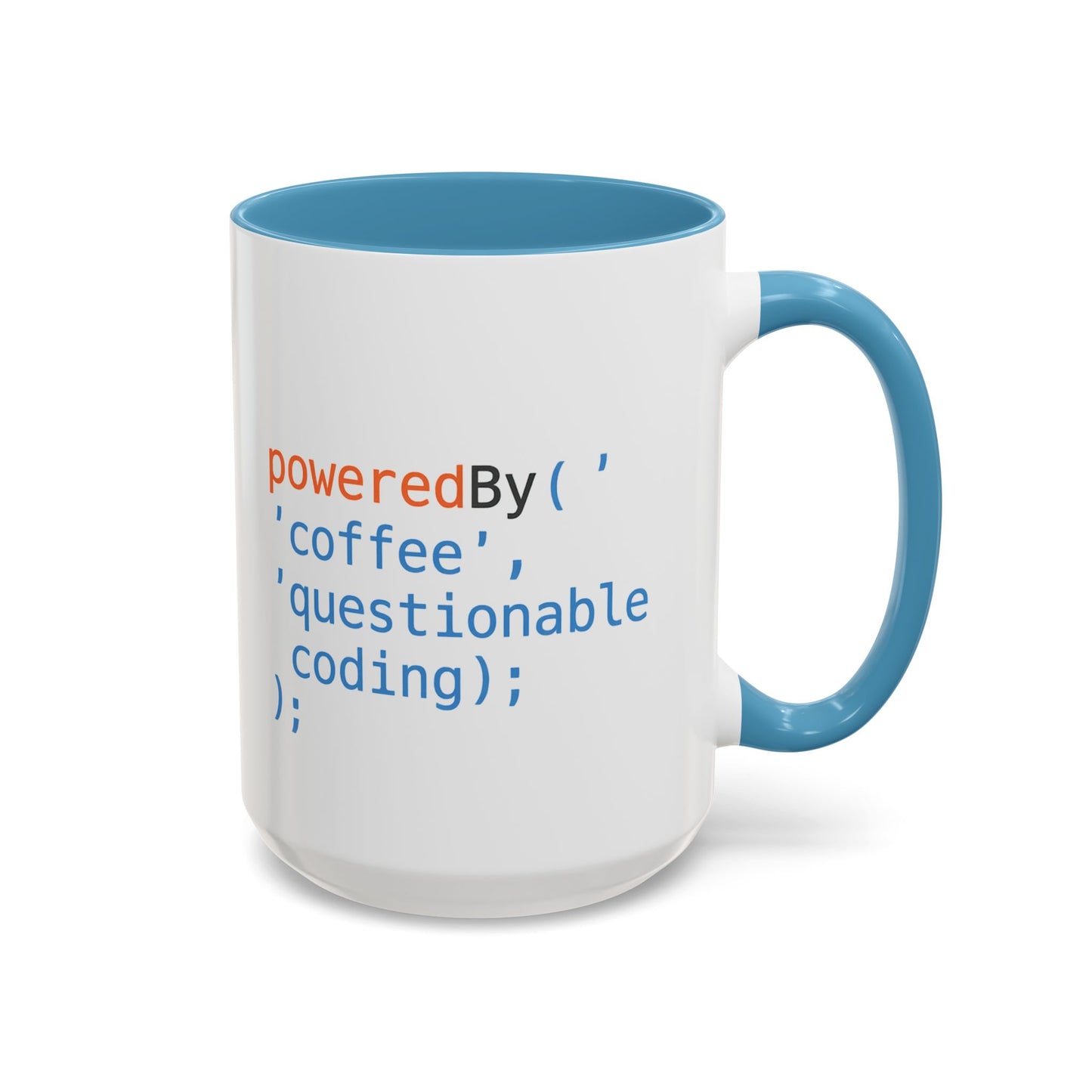 Coffee-Themed Accent Mug with Programmer Humor, Gift for Coders, Computer Enthusiasts, Office Use, Birthday, Tech Celebration