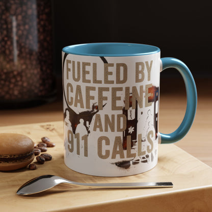 Fueled By Caffeine and 911 Calls – Perfect Gift for EMTs, Nurses, and First Responders