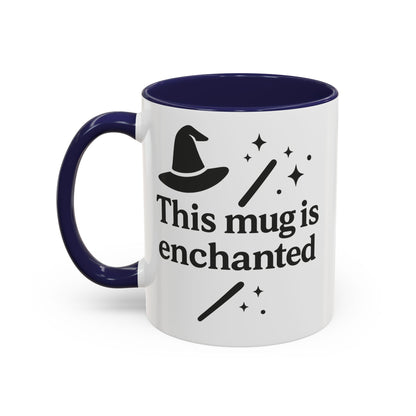 Enchanted Witch Coffee Mug, Magical Mug Gift, Halloween Decor, Witchcraft Mug, Coffee Lover Gift, Enchanted Design