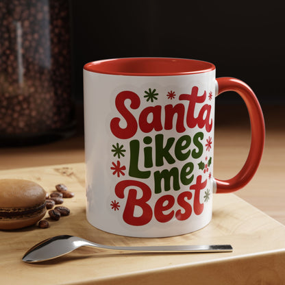 Holiday Santa Coffee Mug, Christmas Mug, Festive Drinkware, Gift for Santa Lovers, Coffee Lover's Cup