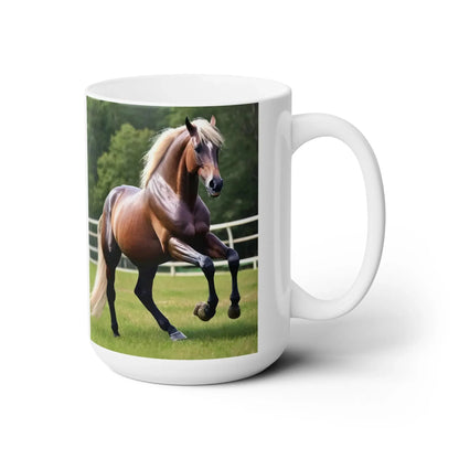 Ceramic Mug 15oz with Horse - Mug World