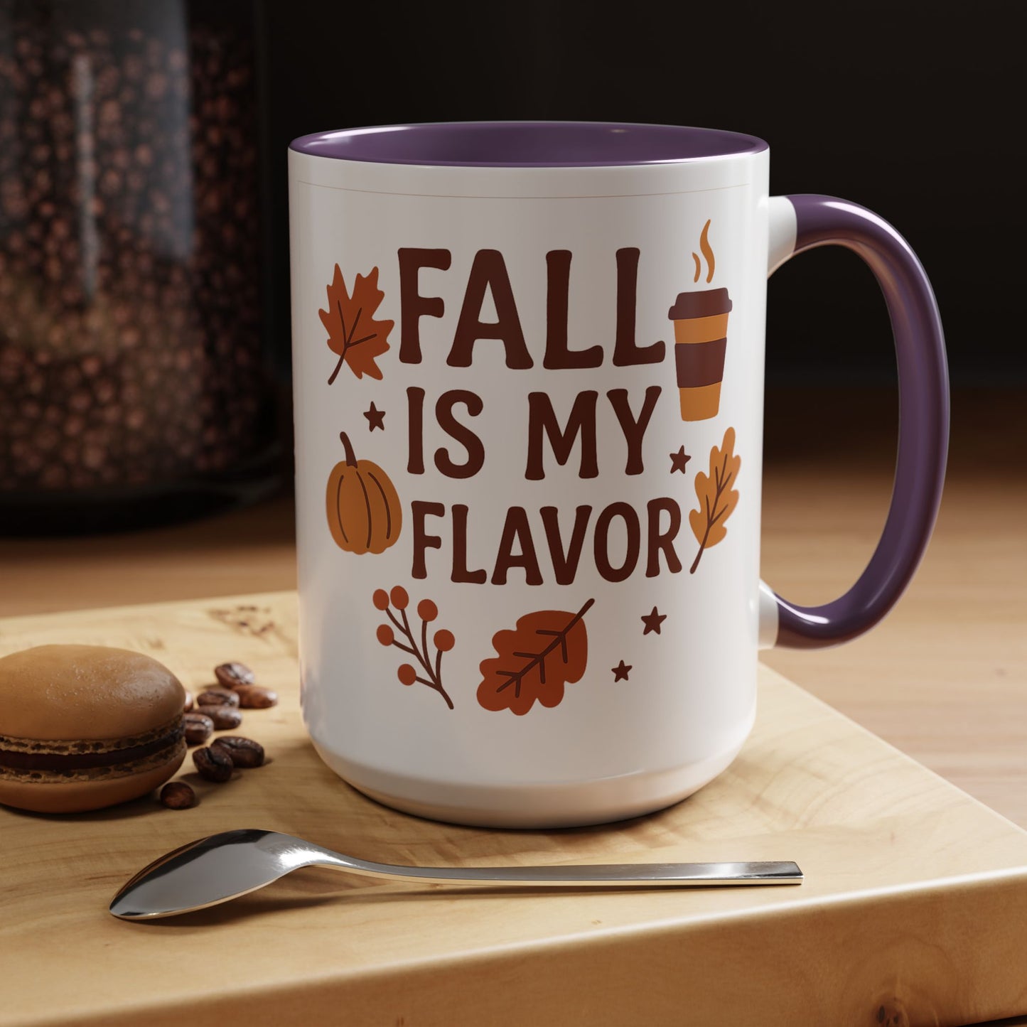 Fall Is My Flavor-Themed Coffee Mug, Cozy Autumn Vibes, Perfect Gift for Fall Lovers, Seasonal Mug