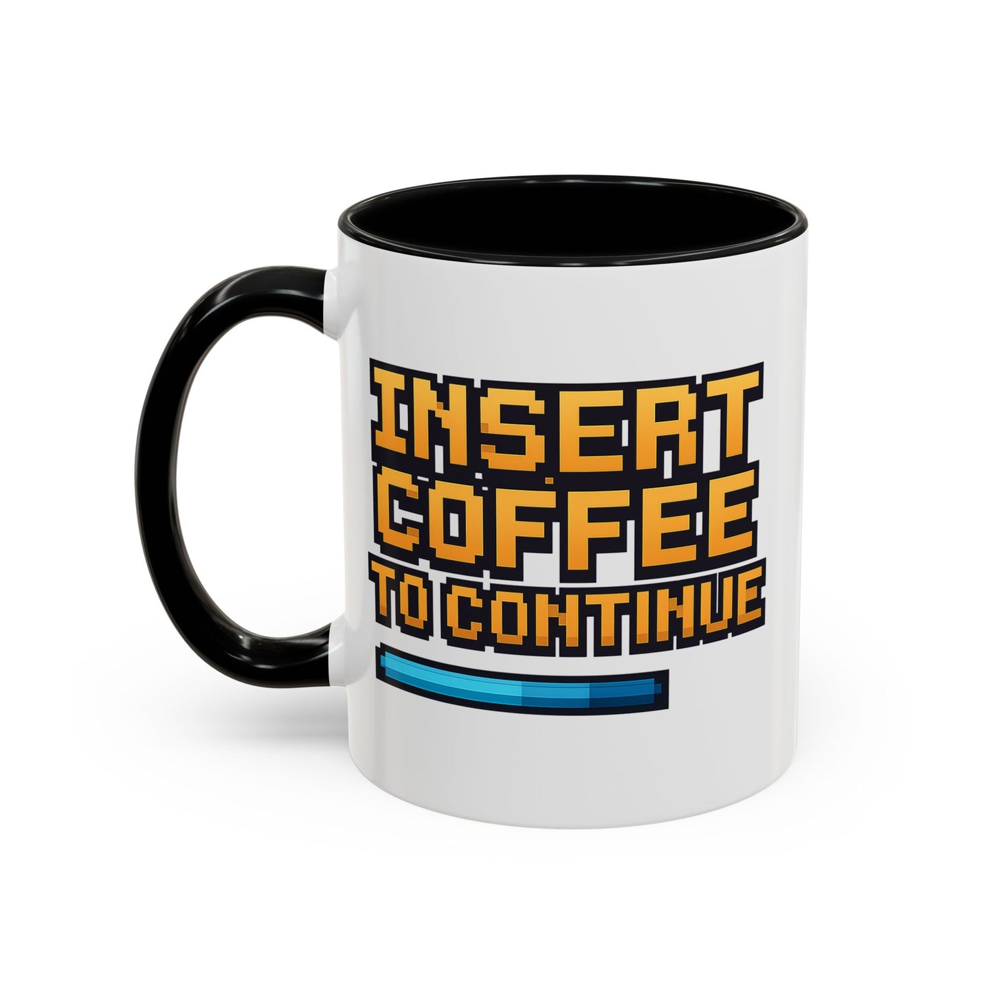Insert Coffee to Continue, Gift for Tech Lovers, Office Desk Decor, Video Game Mug