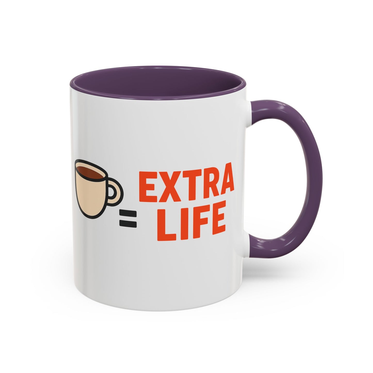 Coffee Extra Life Design, Unique Kitchen Decor, Birthday or Holiday Gift
