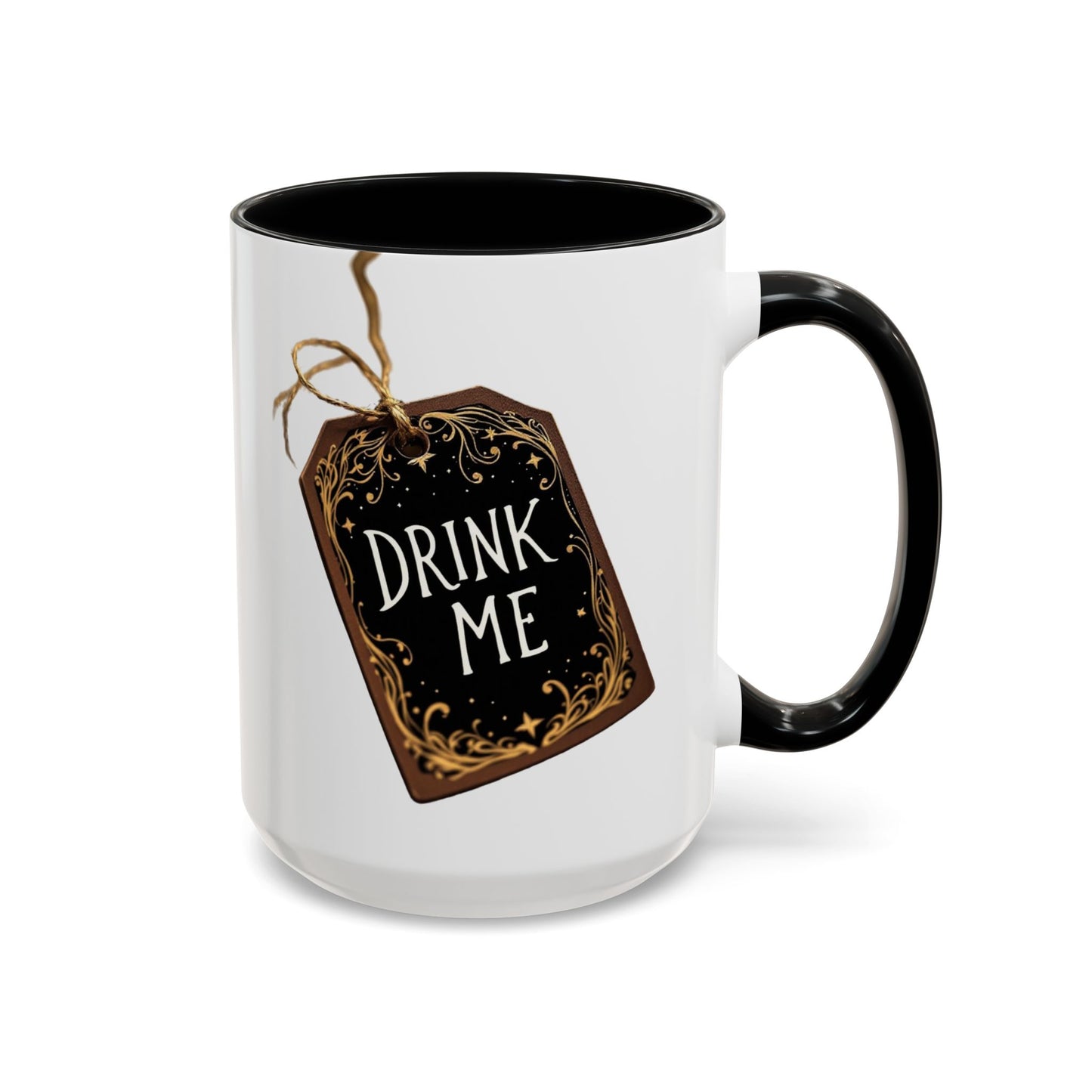 Whimsical Drink Me Coffee Mug - Enchanting Accent Cup for Tea Lovers