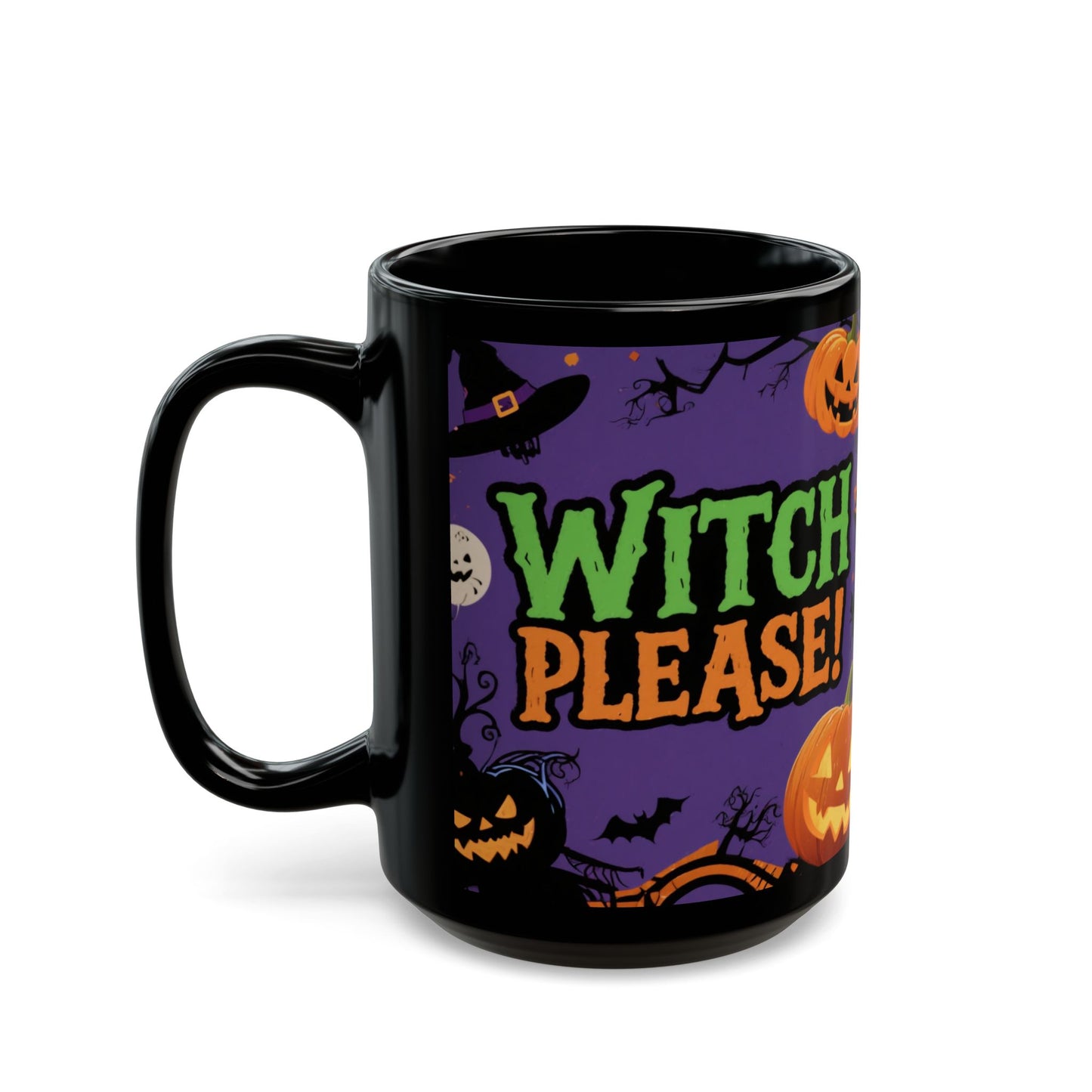 Witch Please! Spooky Coffee Cup, Fall Decor, Halloween Gift, Witchcraft Mug, Pumpkin Lover's Drinkware