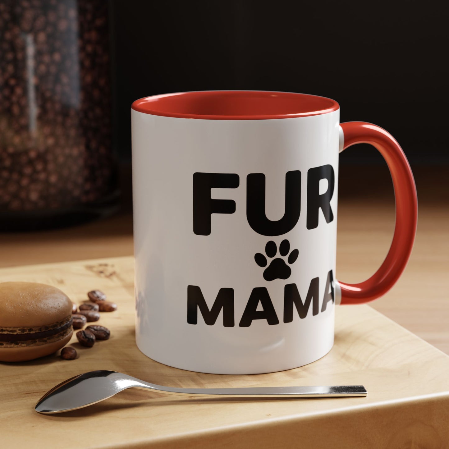 Fur Mama Coffee Mug - Perfect Gift for Dog Lovers, Pet Parents, Animal Enthusiasts, Mother's Day, Birthdays, Coffee Lovers
