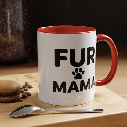 Fur Mama Coffee Mug - Perfect Gift for Dog Lovers, Pet Parents, Animal Enthusiasts, Mother's Day, Birthdays, Coffee Lovers