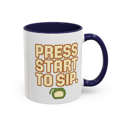 Press Start to Sip, Unique Gift for Gamers, Fun Birthday Present, Video Game Decor, Geeky Kitchenware